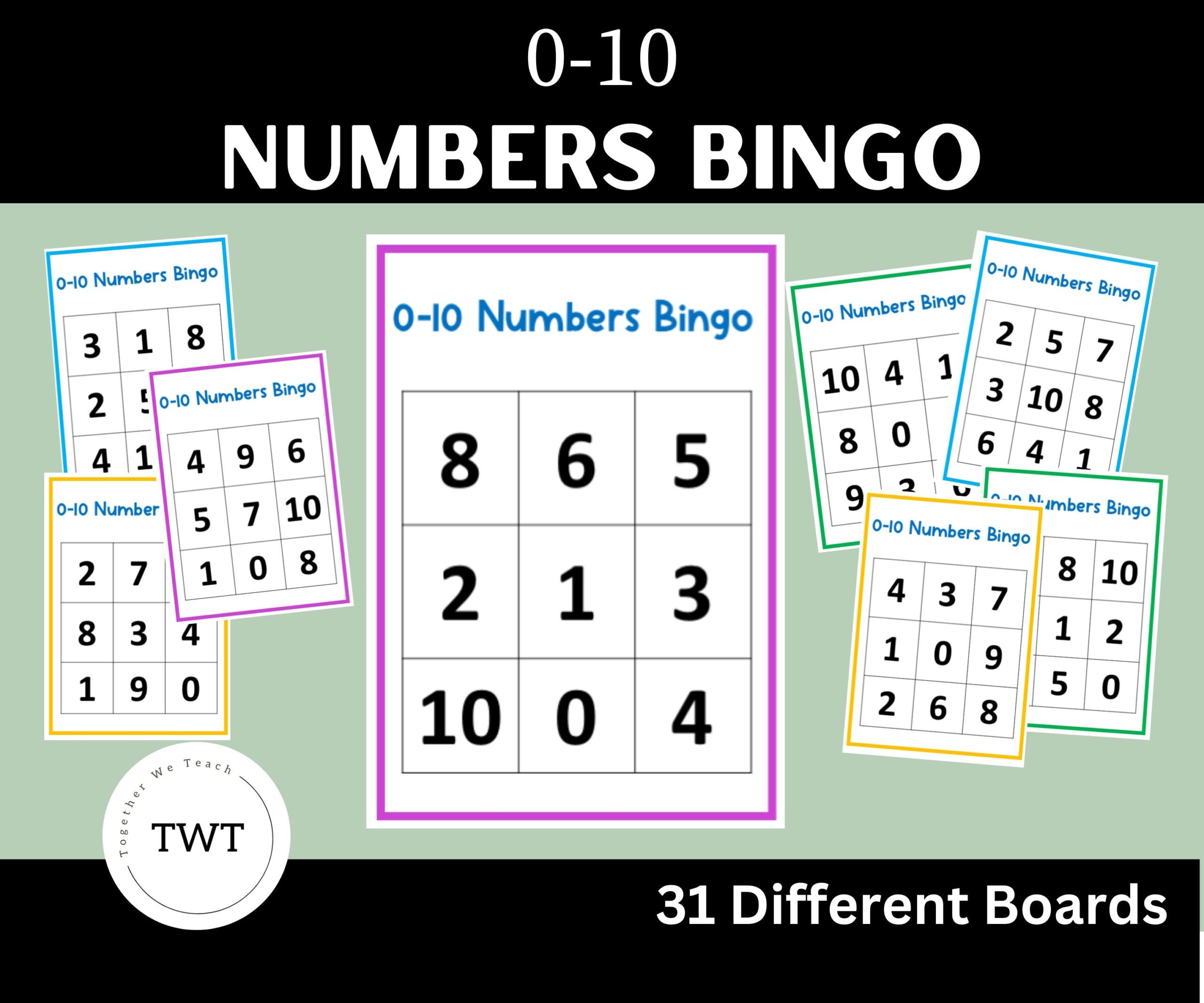 1 10 Bingo Etsy UK