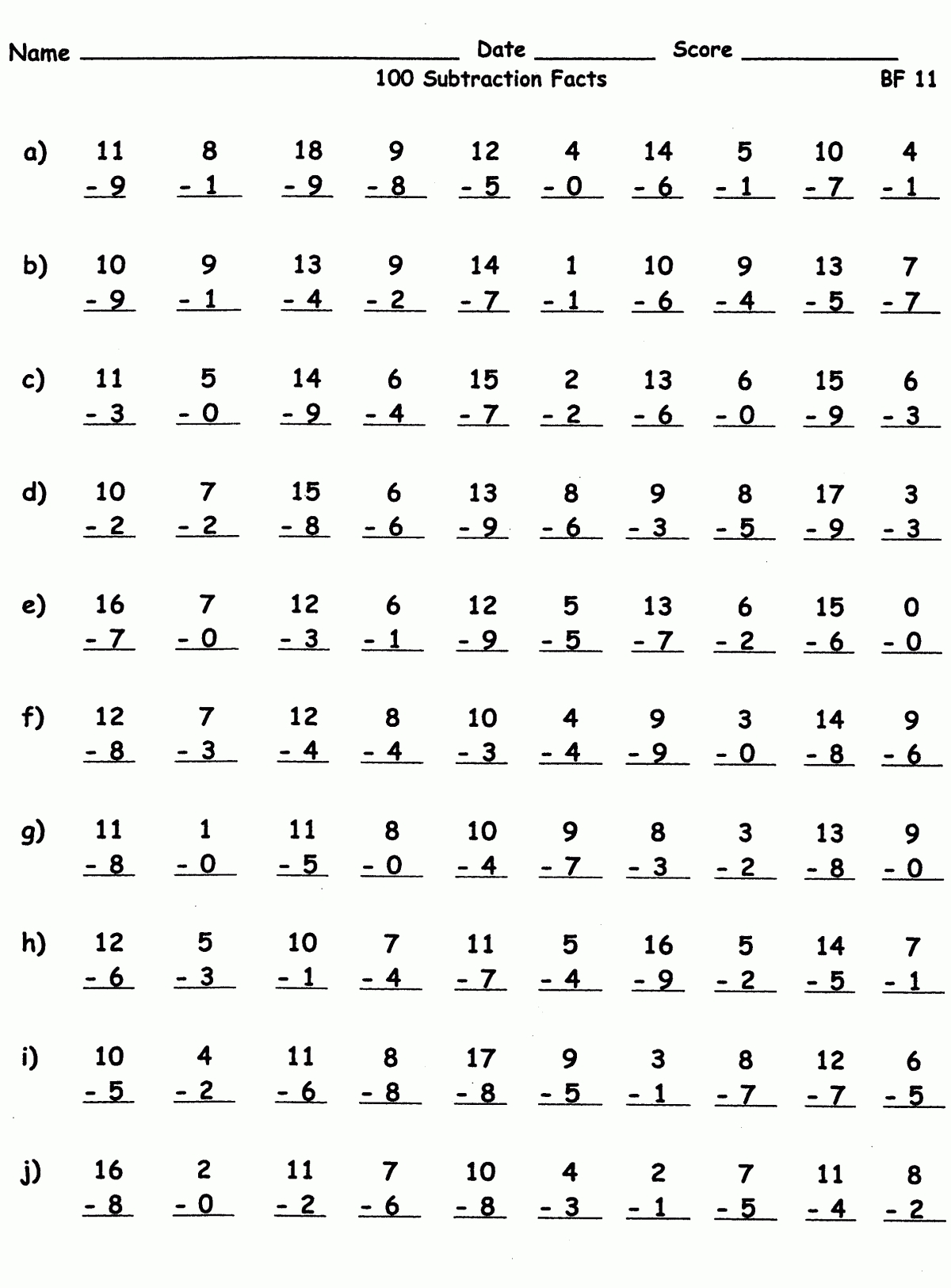 100 Problem Math Worksheets Worksheets Library 100 Problem Math Worksheets Worksheets Library
