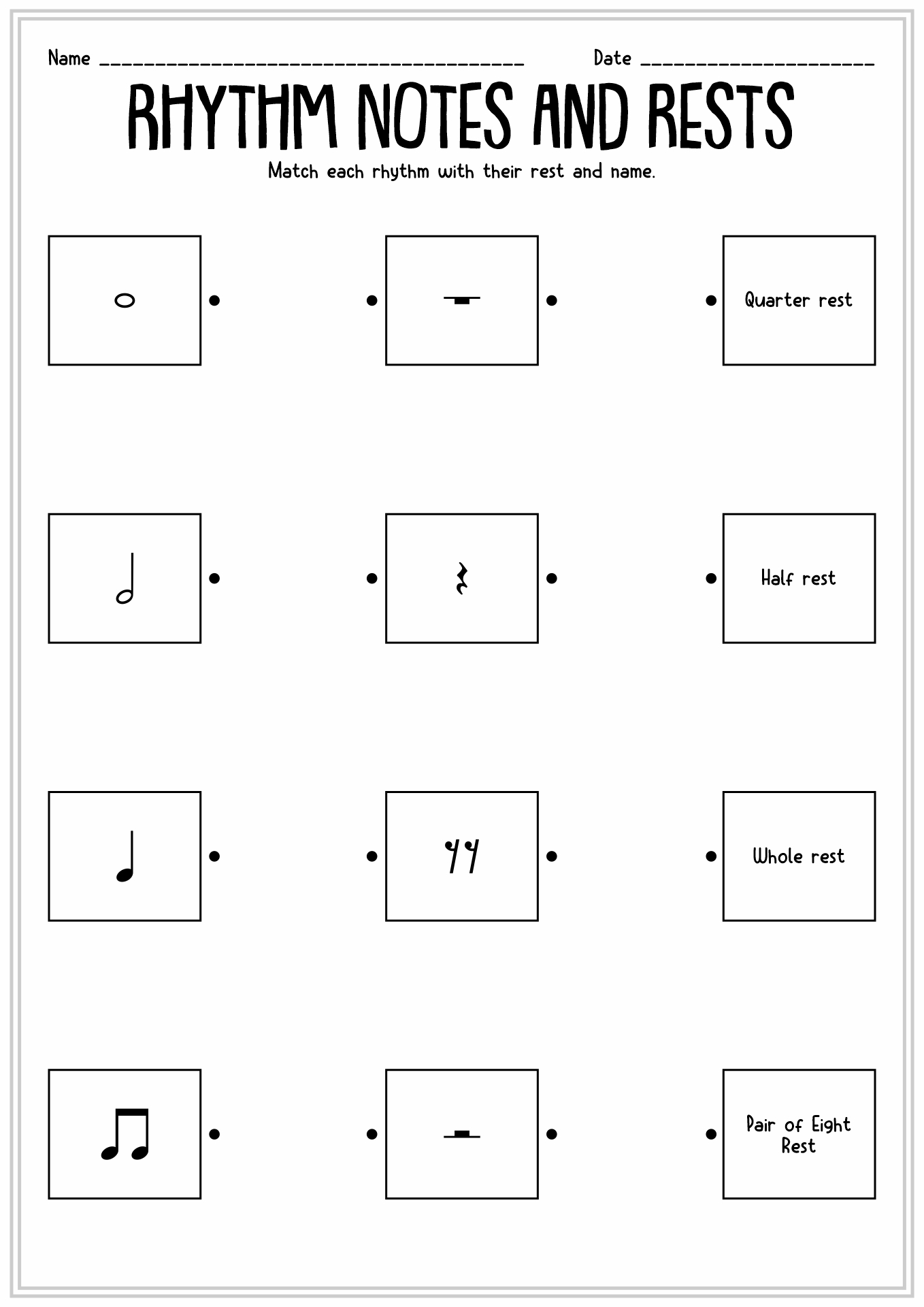 11 Music Theory Worksheets Note Value Free PDF At Worksheeto Music Terms Worksheet WordMint