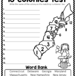 13 Colonies Map Quiz 13 Colonies Map Worksheet Blank 13 Colonies Map 13 Colonies Test Homeschool History Thirteen Classful