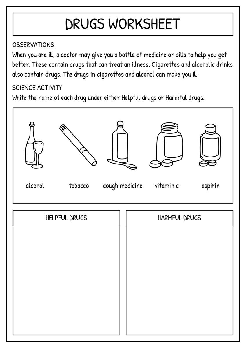 14 Drug Free Worksheets Activities Free PDF At Worksheeto 14 Drug Free Worksheets Activities Free PDF At Worksheeto