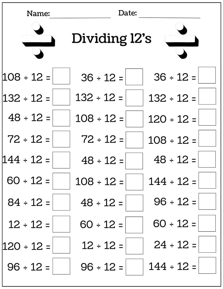24 Printable Multiplication And Division Worksheets 1 12 Fill In The Blanks With Answer Pages Maths Drills Etsy Norway 24 Printable Multiplication And Division Worksheets 1 12 Fill In The Blanks With Answer Pages Maths Drills Etsy Norway