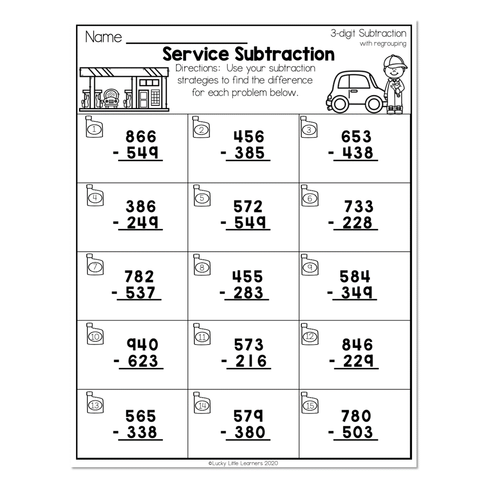 2nd Grade Math Worksheets 3 Digit Subtraction With Regrouping Worksheets Library 2nd Grade Math Worksheets 3 Digit Subtraction With Regrouping Worksheets Library
