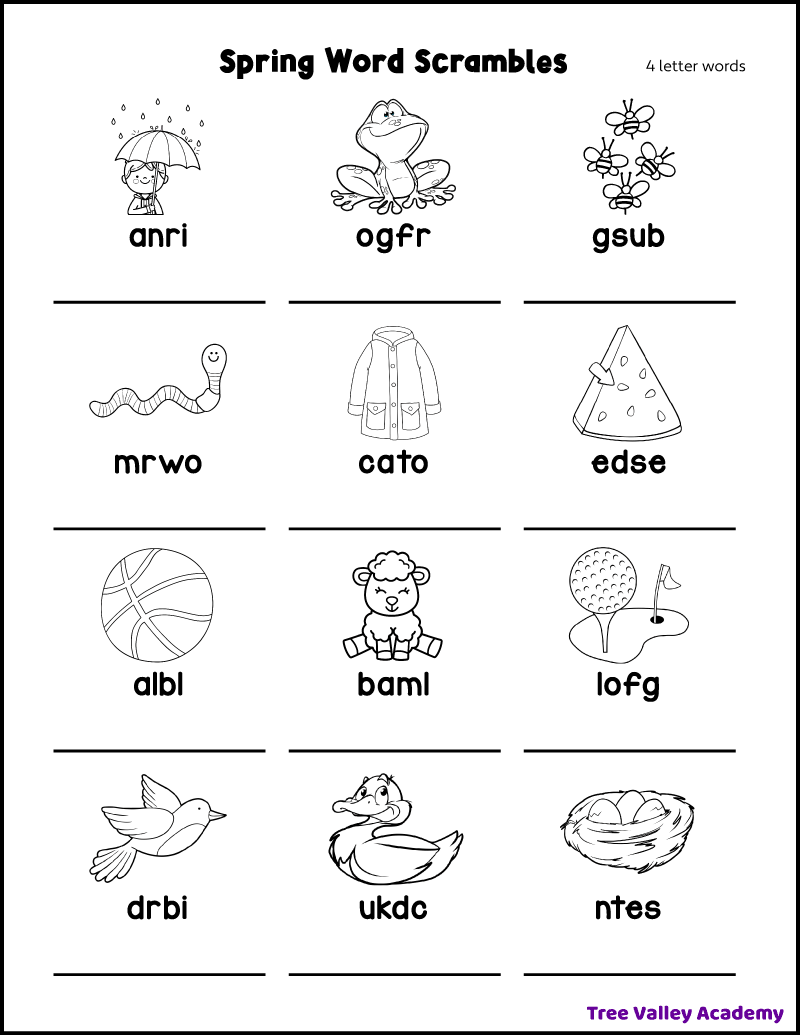4th Grade Spelling Activities Worksheets Tree Valley Academy Vocabulary Worksheets Free Download To Use With Any Word List