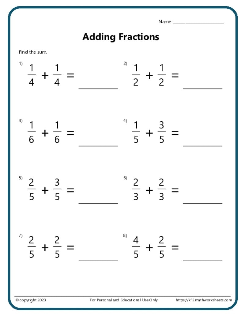 5th Grade Math Worksheets For Free ArgoPrep