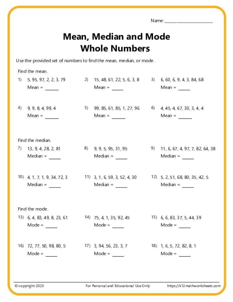 Free Printable Ratios Worksheet For Sixth Grade