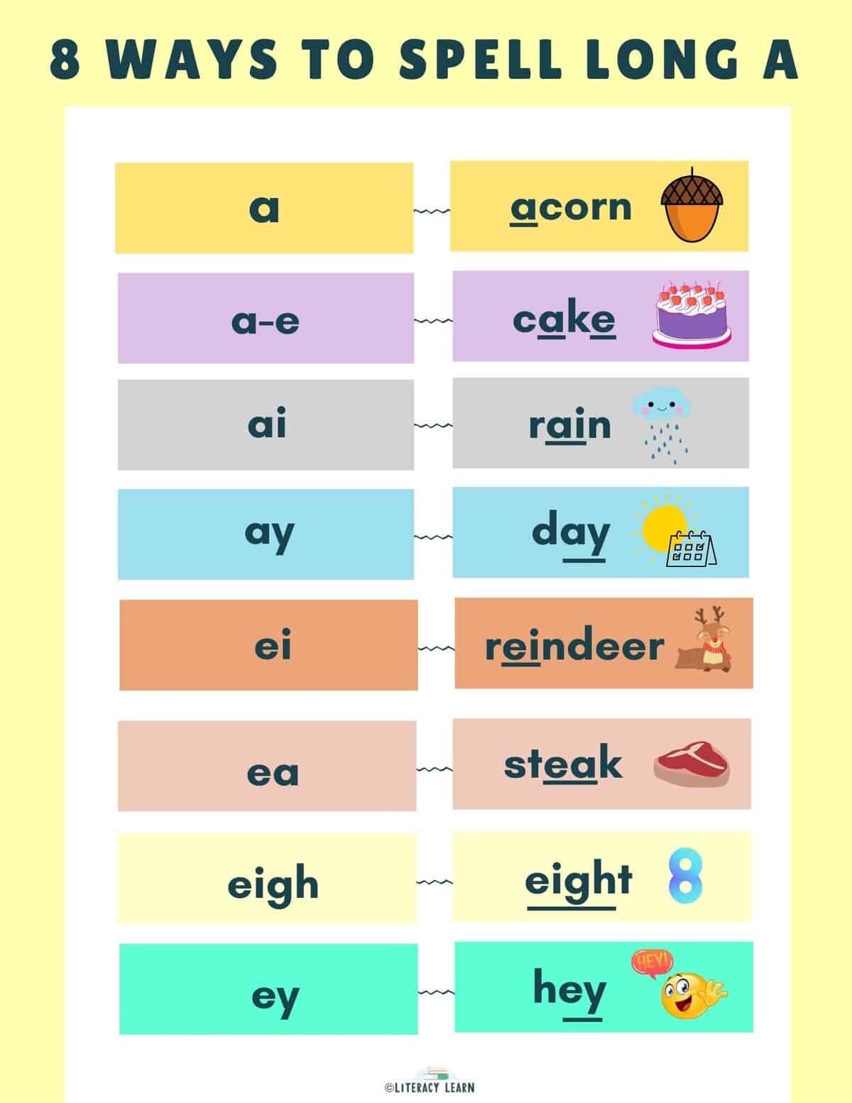 AI And AY Words Read Match Worksheets FREE Literacy Learn