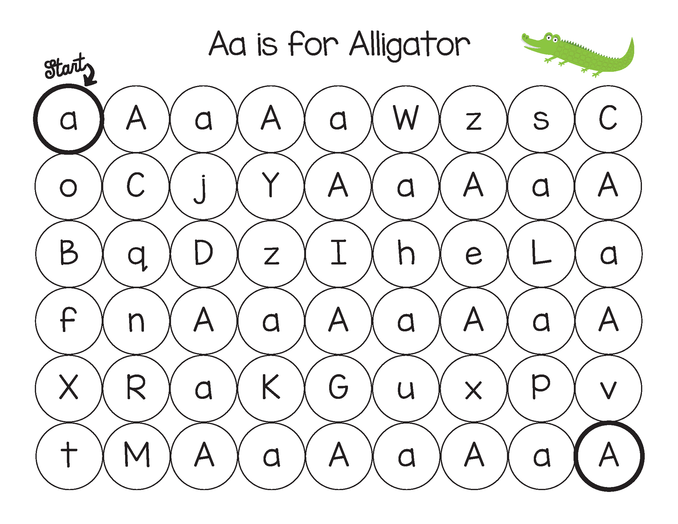 Animal Alphabet Do A Dot Printables Gift Of Curiosity