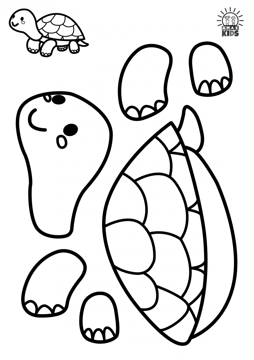 Animal Cut And Paste Activity For Kids Amax Kids