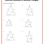 Area And Perimeter Of Triangles K12 Math Worksheets