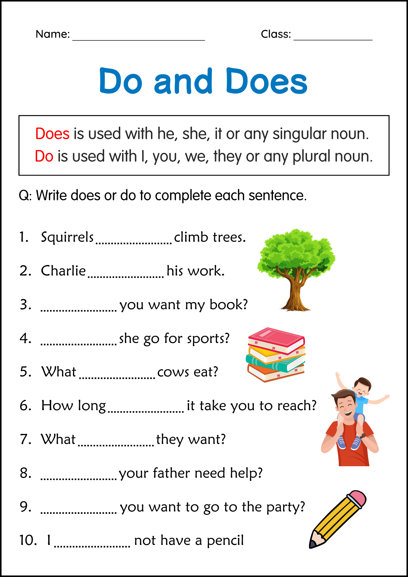 Beginner Do And Does Grammar Activity Worksheets For Grade 2 Made By Teachers 12 English Worksheets For Grade 2 Free PDF At Worksheeto