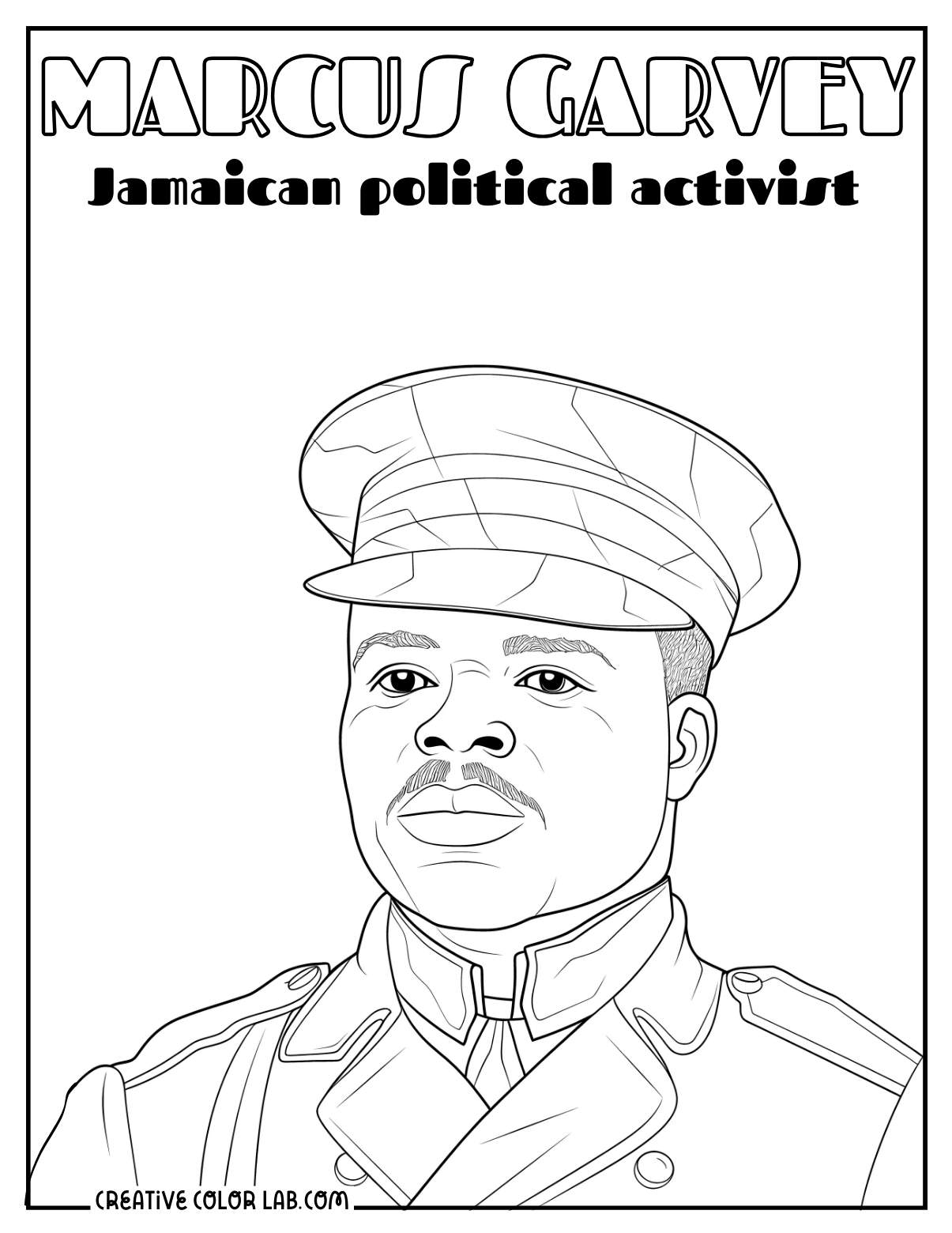 Black History Month Coloring Pages Free Printable PDFs