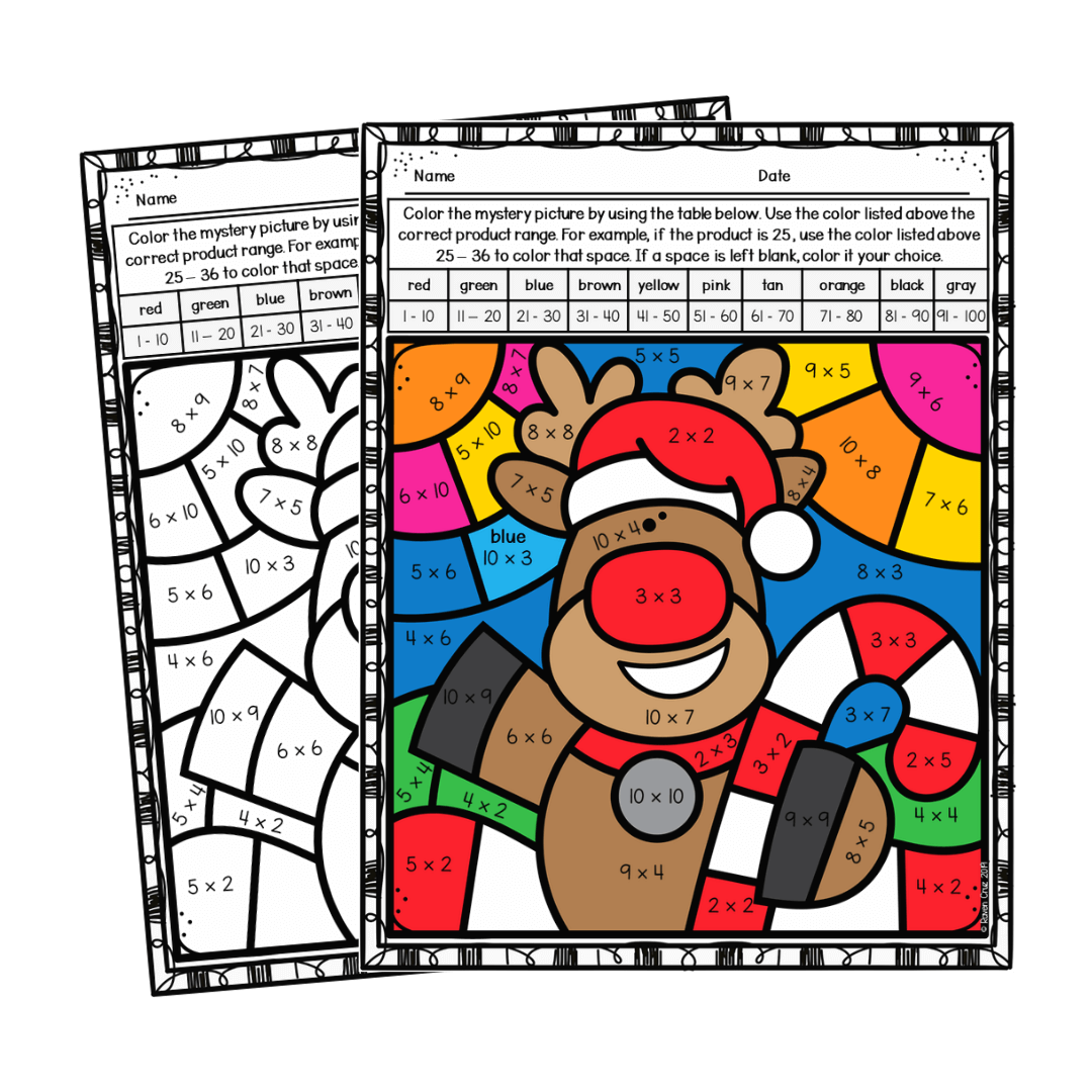 Christmas Multiplication Color By Number Worksheets Raven Cruz Free Winter Snowman Color By Code Multiplication Worksheet Worksheets4Free