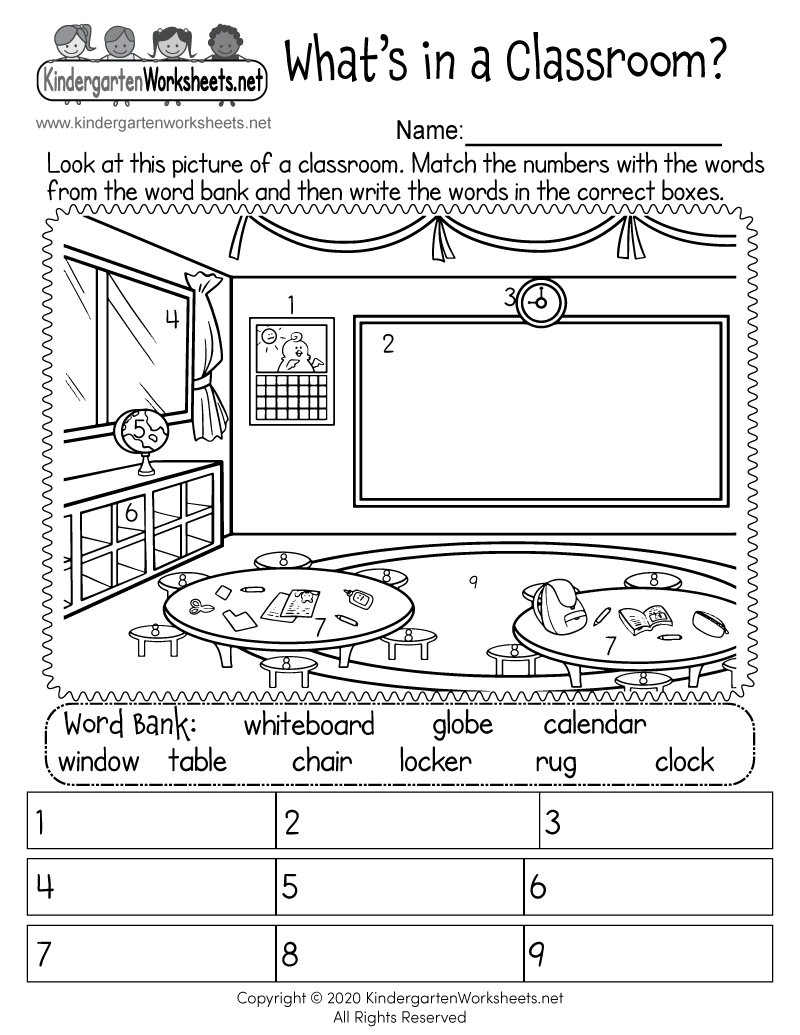 Classroom Objects Worksheet Free Printable Digital PDF Learning About Careers Worksheet Free Printable Digital PDF