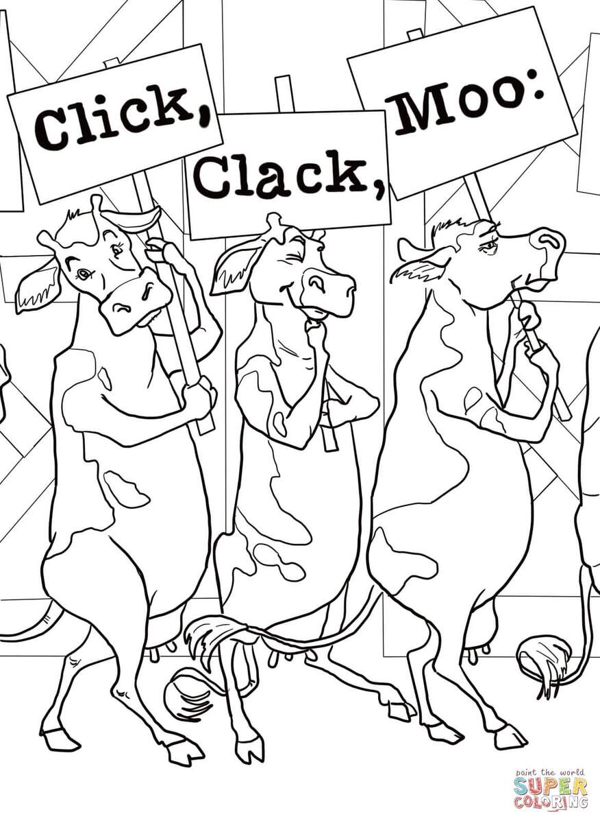 Click Clack Moo 2 Free Printable Coloring Pages Click Clack Moo 2 Free Printable Coloring Pages