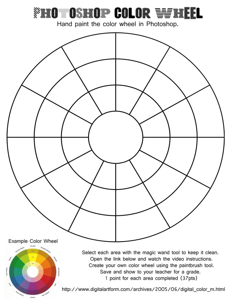 Color Theory Worksheets Mrs Catlin S Art Blog