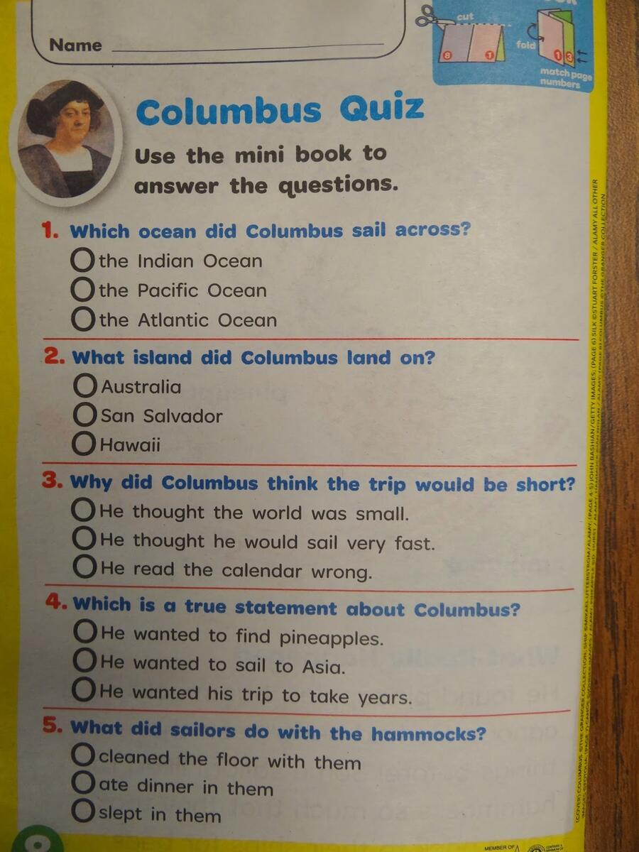 Columbus Writing And Art Patties Classroom
