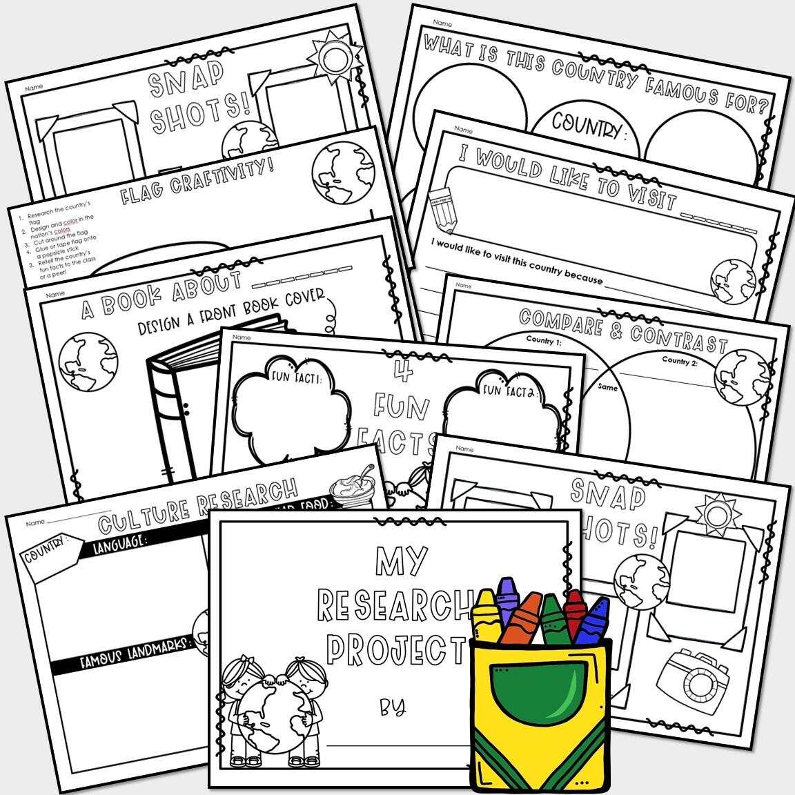 Country Research Project Country Report Graphic Organizer Writing Worksheets Made By Teachers Country Research Project Country Report Graphic Organizer Writing Worksheets Made By Teachers