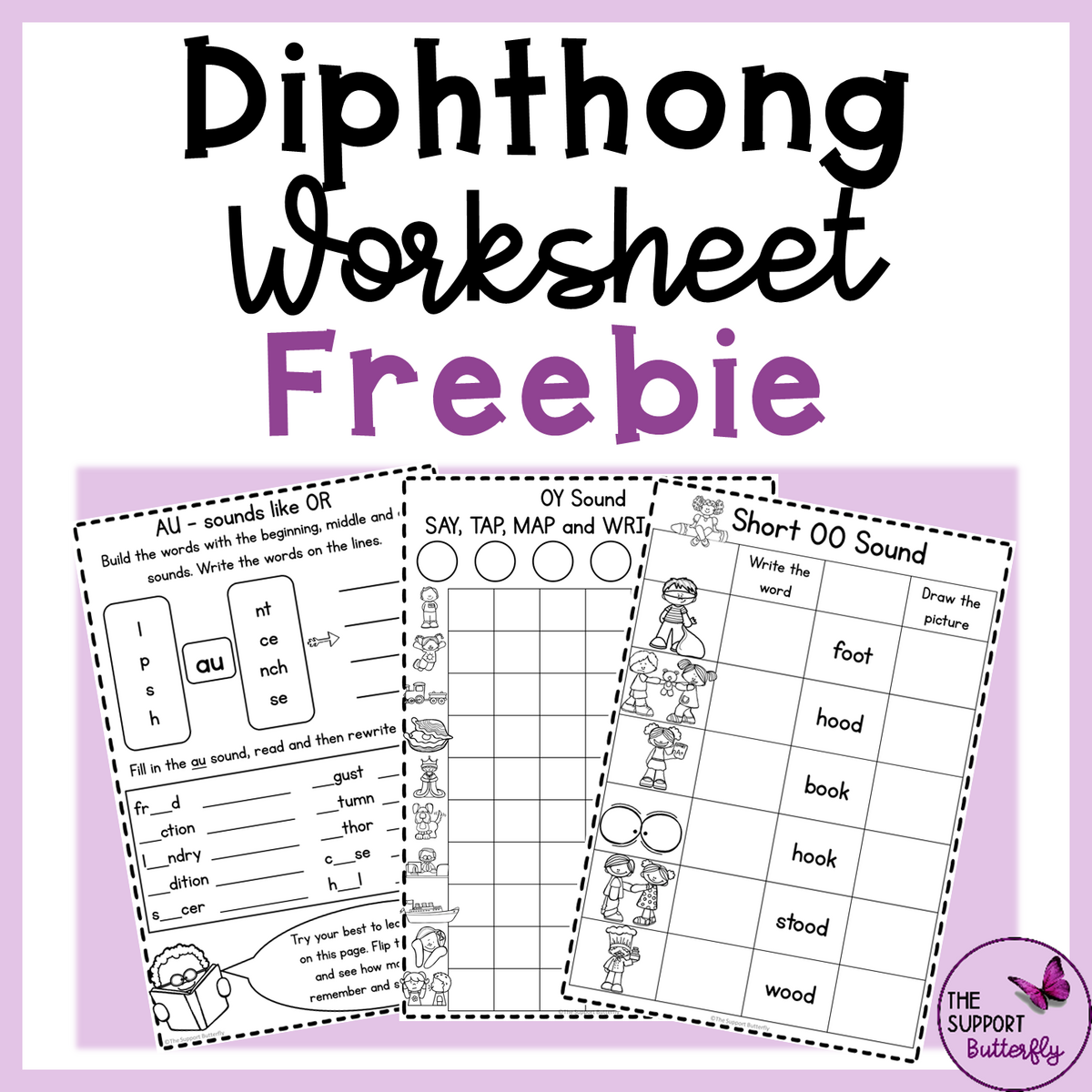 OU And OW Diphthong Worksheets Made By Teachers