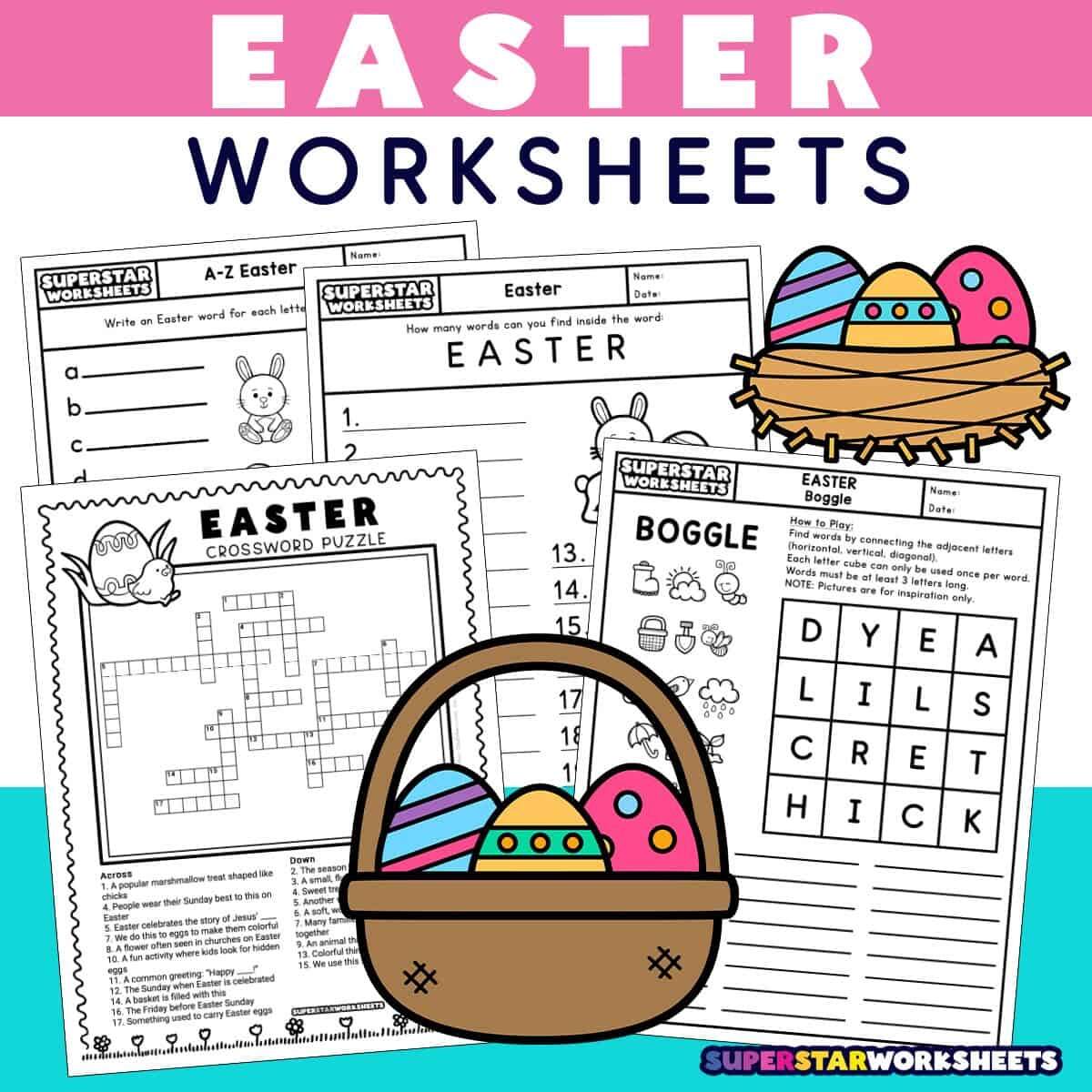 Easter Math And Literacy Worksheets Made By Teachers
