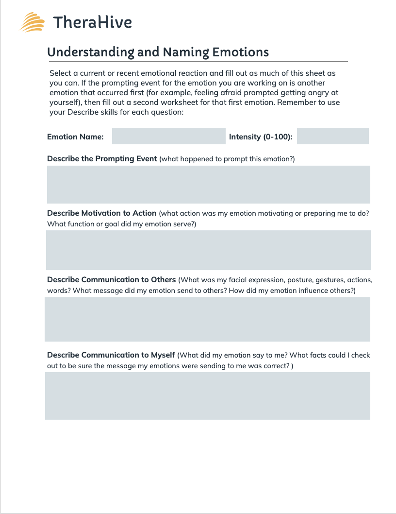 Emotion Regulation Worksheets Free Printable Emotional Regulation Activities For Kids The Inspired Treehouse
