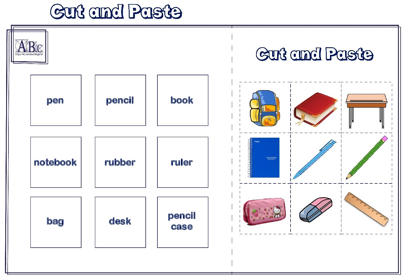 English Basic Vocabulary Cut And Paste Language Advisor English Basic Vocabulary Cut And Paste Language Advisor