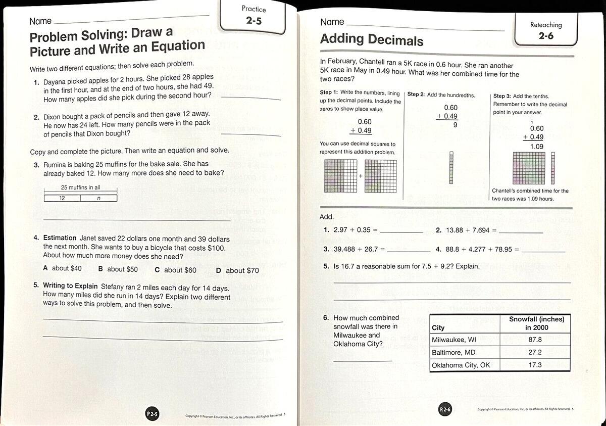 EnVision Math 2 0 Topic 3 Complete Set Practice Sheets Grade 1 Worksheets Library