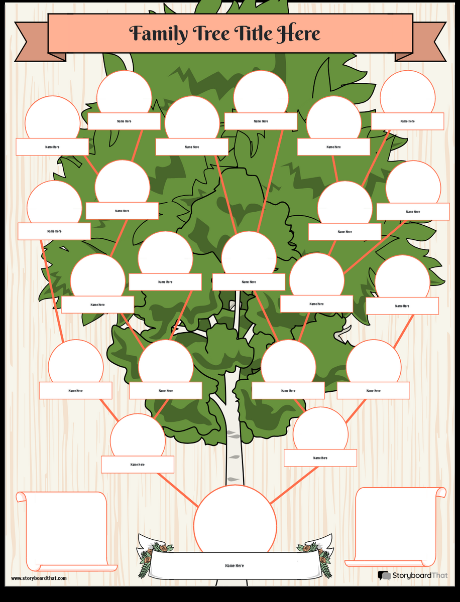 Family Tree Maker Free Templates By Storyboard That Family Tree Maker Free Templates By Storyboard That