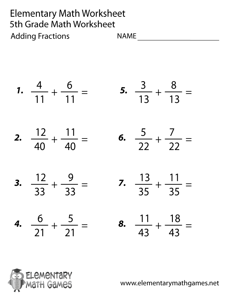 Fifth Grade Adding Fractions Worksheet FREE PRINTABLE MULTIPLICATION WORKSHEETS WonkyWonderful