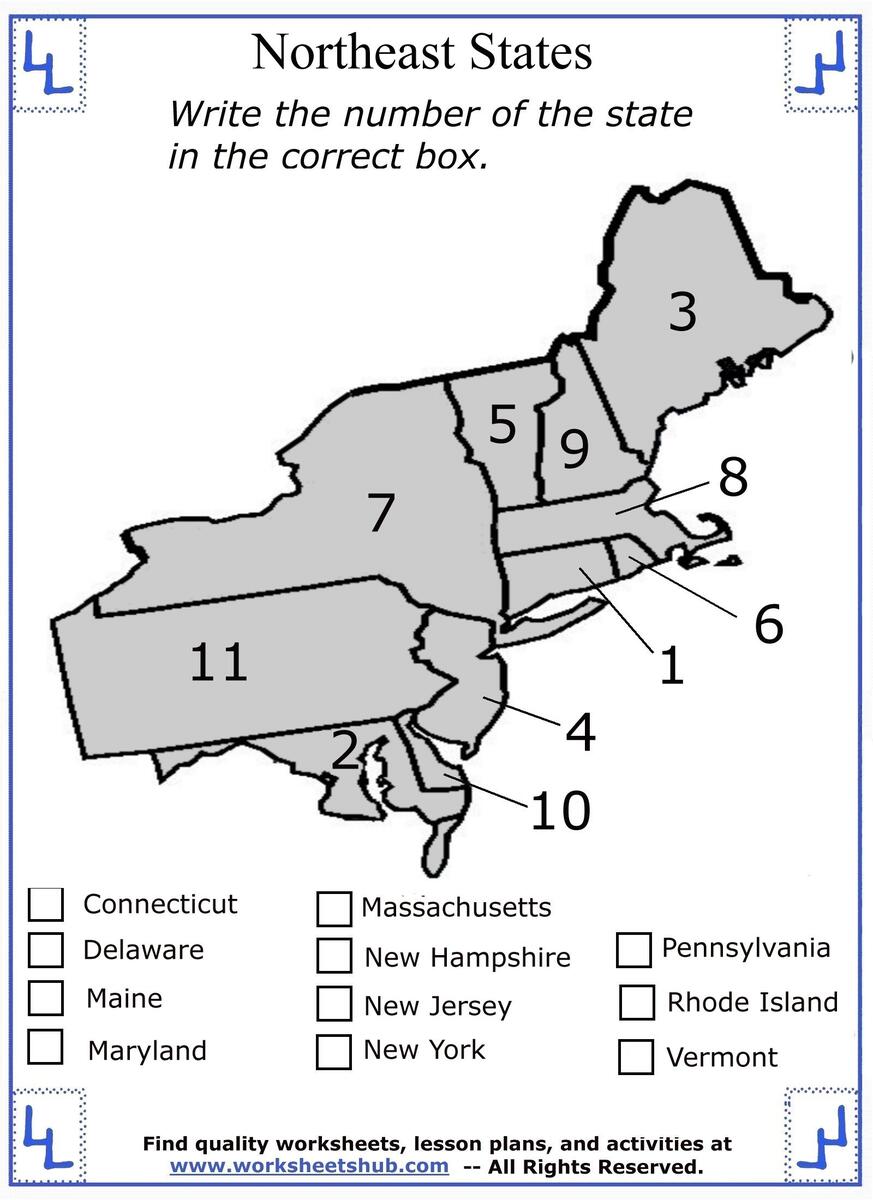 Fourth Grade Social Studies Northeast Region States And Capitals Fourth Grade Social Studies Northeast Region States And Capitals