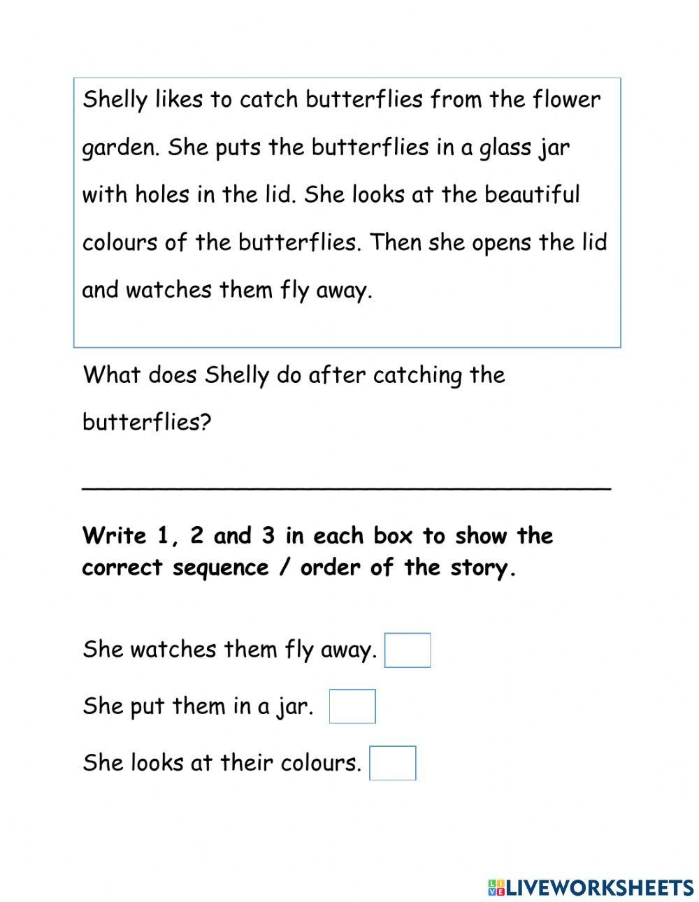 Free Printable Cut And Paste Story Sequencing Worksheets