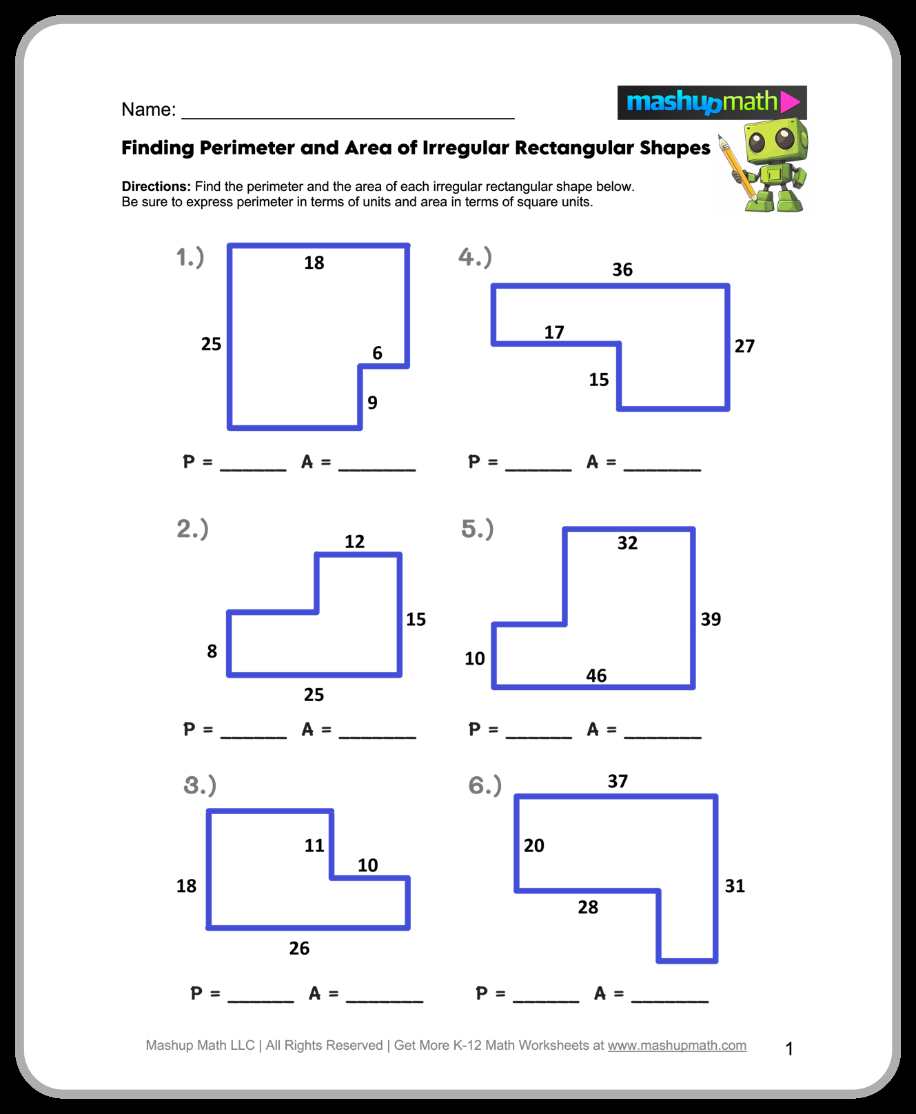 Free 6th Grade Math Worksheets Printable W Answers Mashup Math Free Printable Sixth Grade Math Practice Worksheet