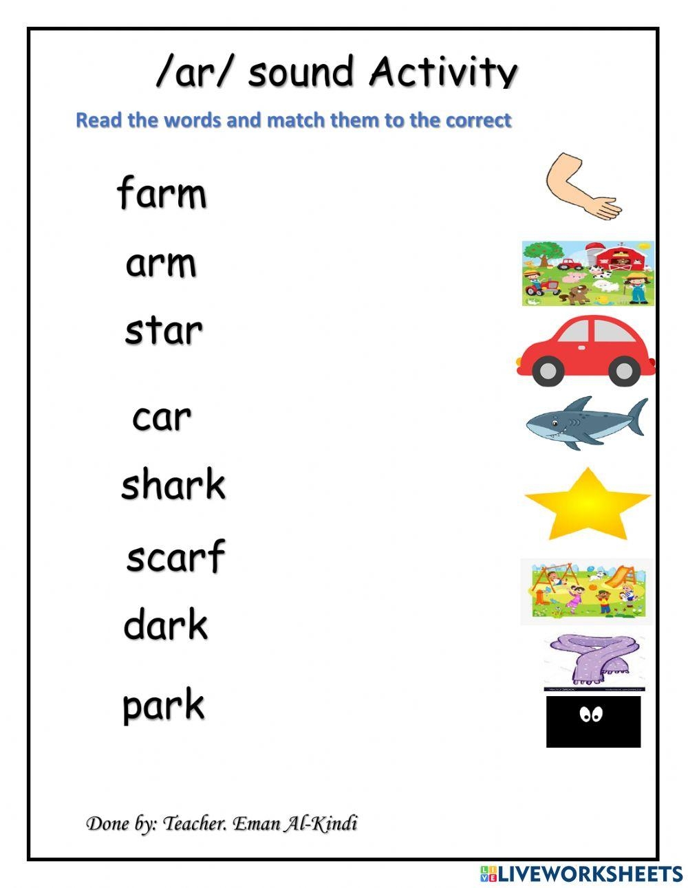 Free Ar Sound Worksheet Download Free Ar Sound Worksheet Png Images Free Worksheets On Clipart Library