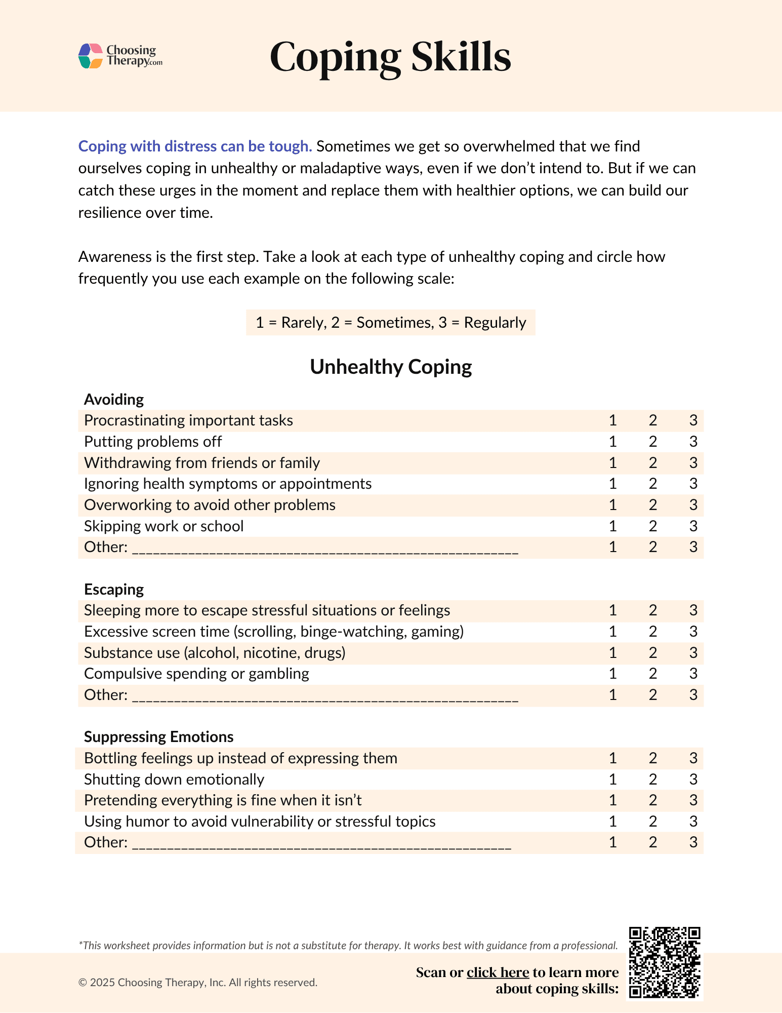 Group Therapy Worksheets TheraPlatform Resources