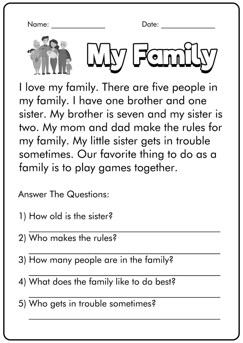 Free Free Printable First Grade Reading Comprehension Worksheet Download Free Free Printable First Grade Reading Comprehension Worksheet Png Images Free Worksheets On Clipart Library
