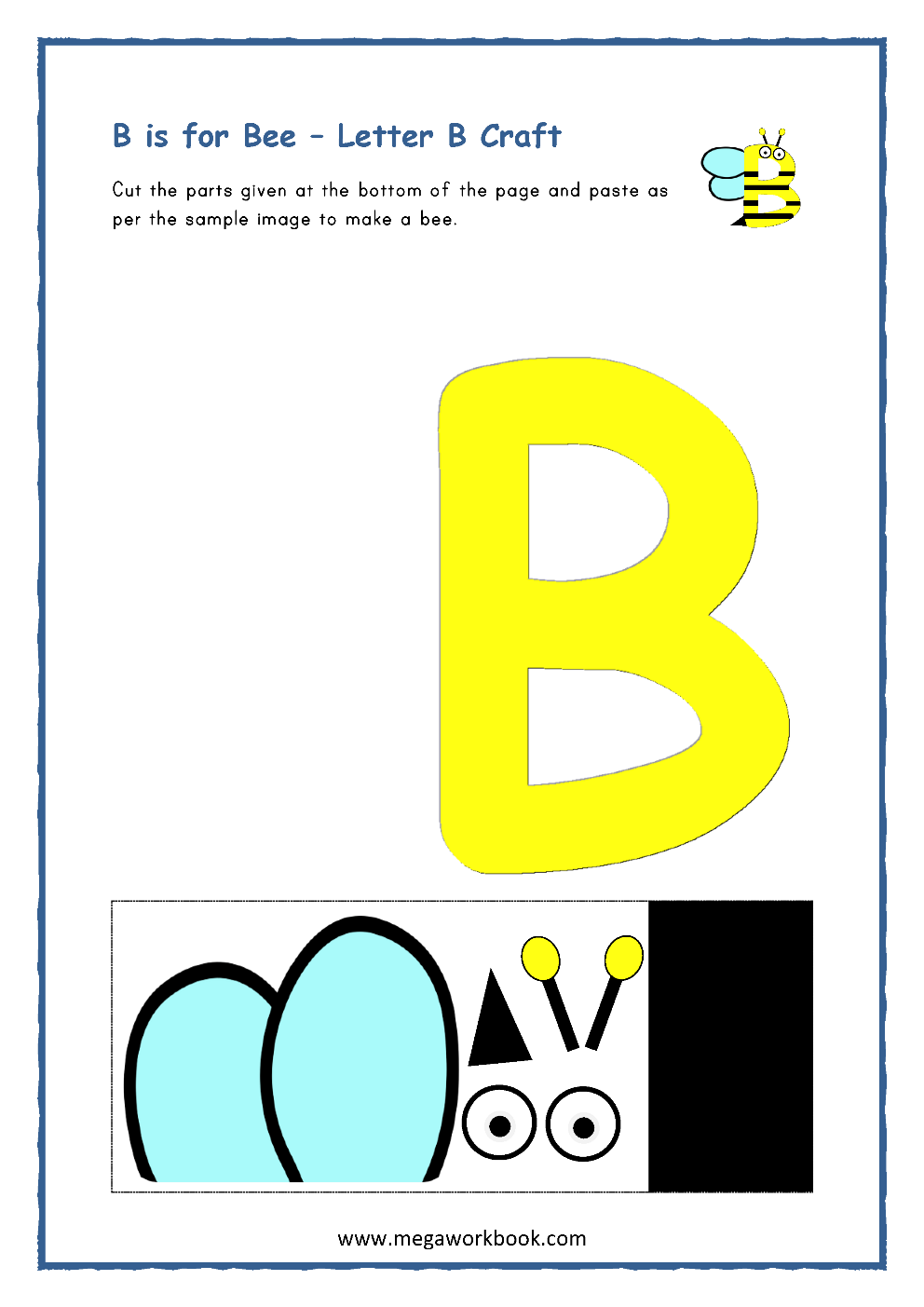 Free Letter B Phonics Worksheet For Preschool Beginning Sounds Worksheets Library