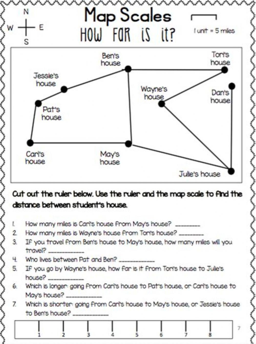 Free Map Scale Worksheet Pdf Download Free Map Scale Worksheet Pdf Png Images Free Worksheets On Clipart Library