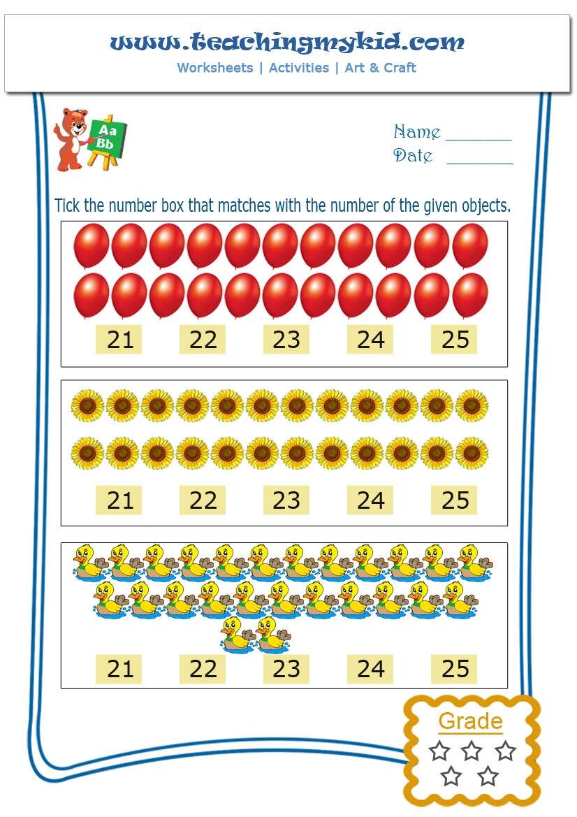 Number Recognition Worksheets Activities HubPages