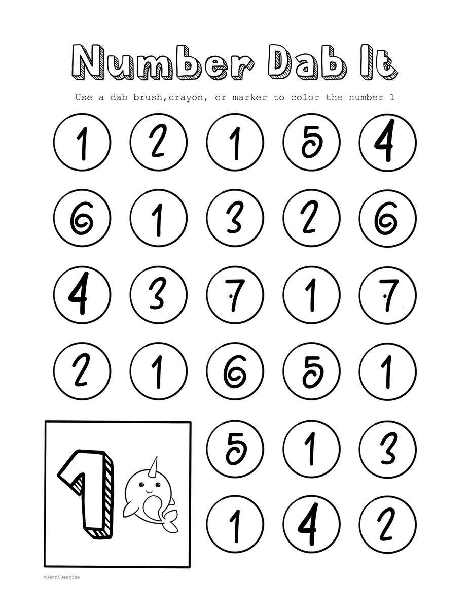 Free Printable Kindergarten Counting Worksheets Happy Toddler Playtime