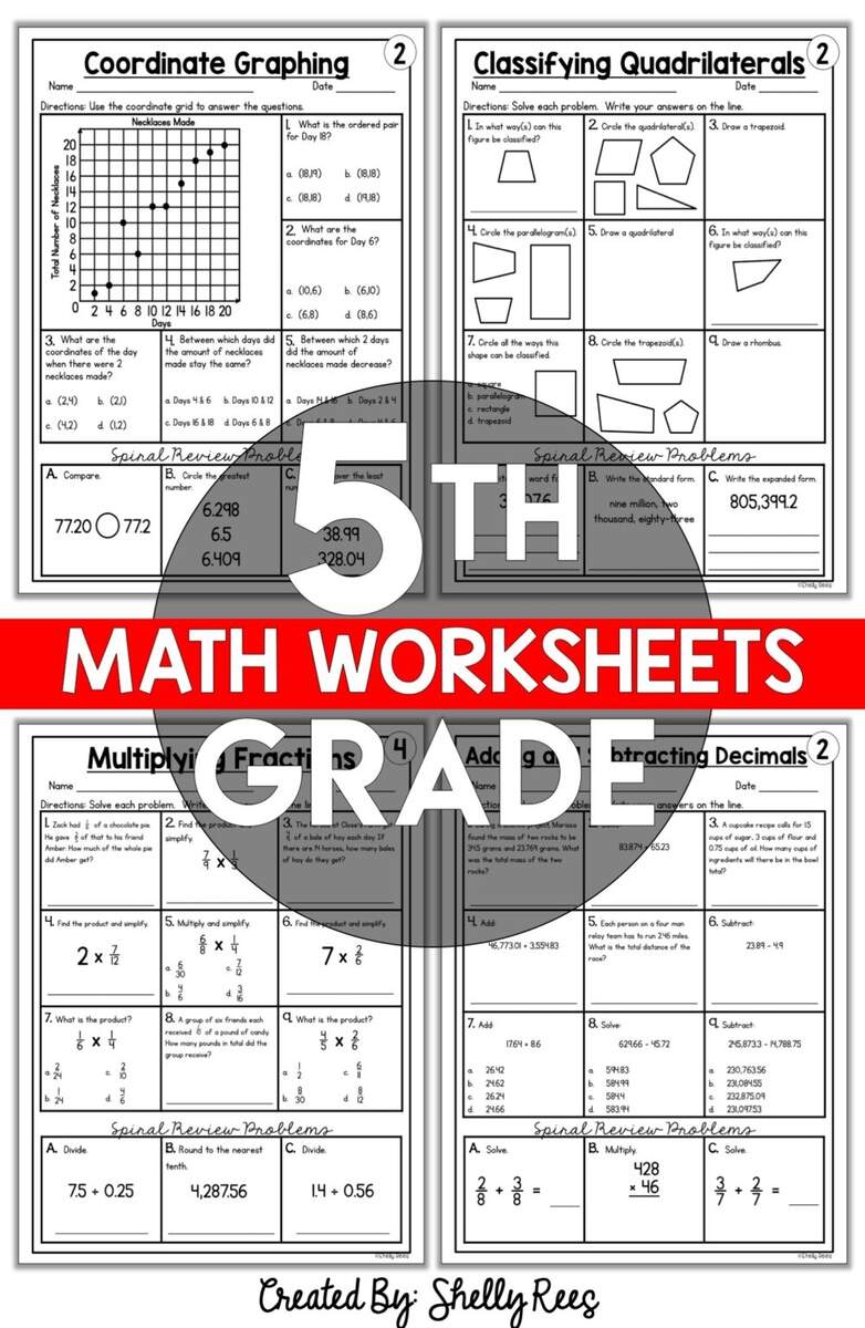 Free Printable 5th Grade Common Core Math Worksheets Appletastic Learning Math Worksheets Superstar Worksheets