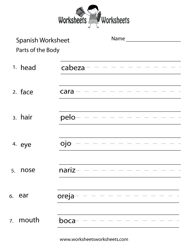 Free Printable Beginning Spanish Worksheet Spanish Colors Worksheet Packet Made By Teachers