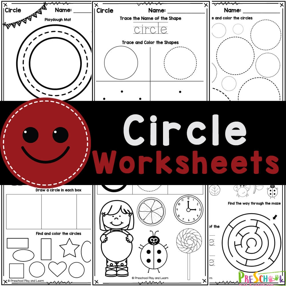Free Printable Shape Worksheets Circle Worksheet The Artisan Life