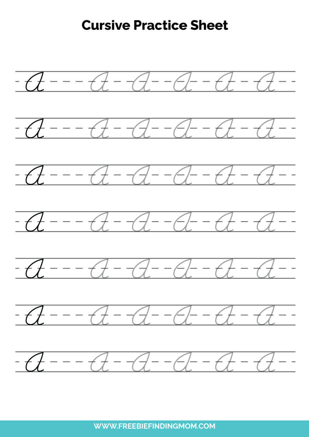 DNealian Cursive Online Worksheet Worksheets Library