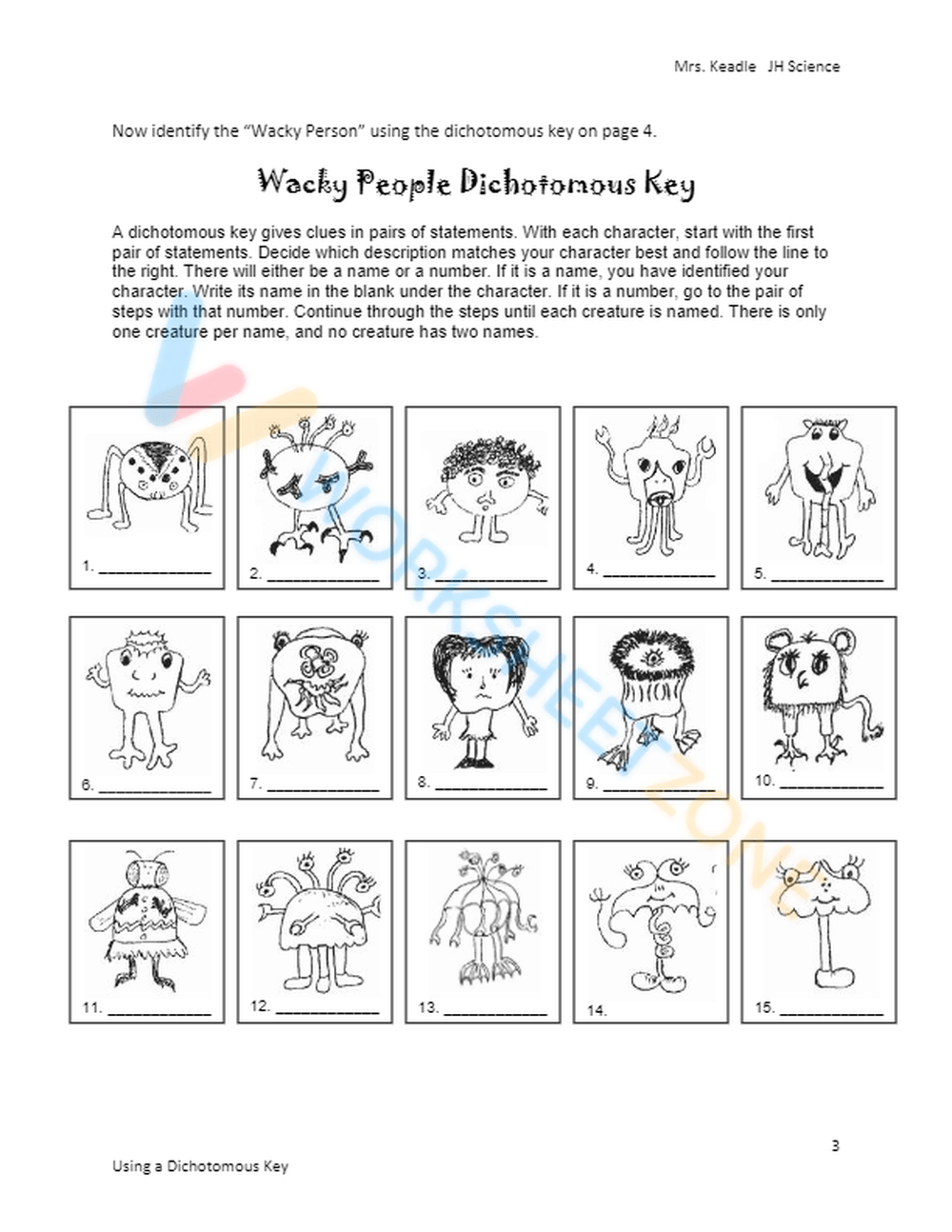 Free Printable Dichotomous Key Worksheet Collection Worksheets Library Free Printable Dichotomous Key Worksheet Collection Worksheets Library