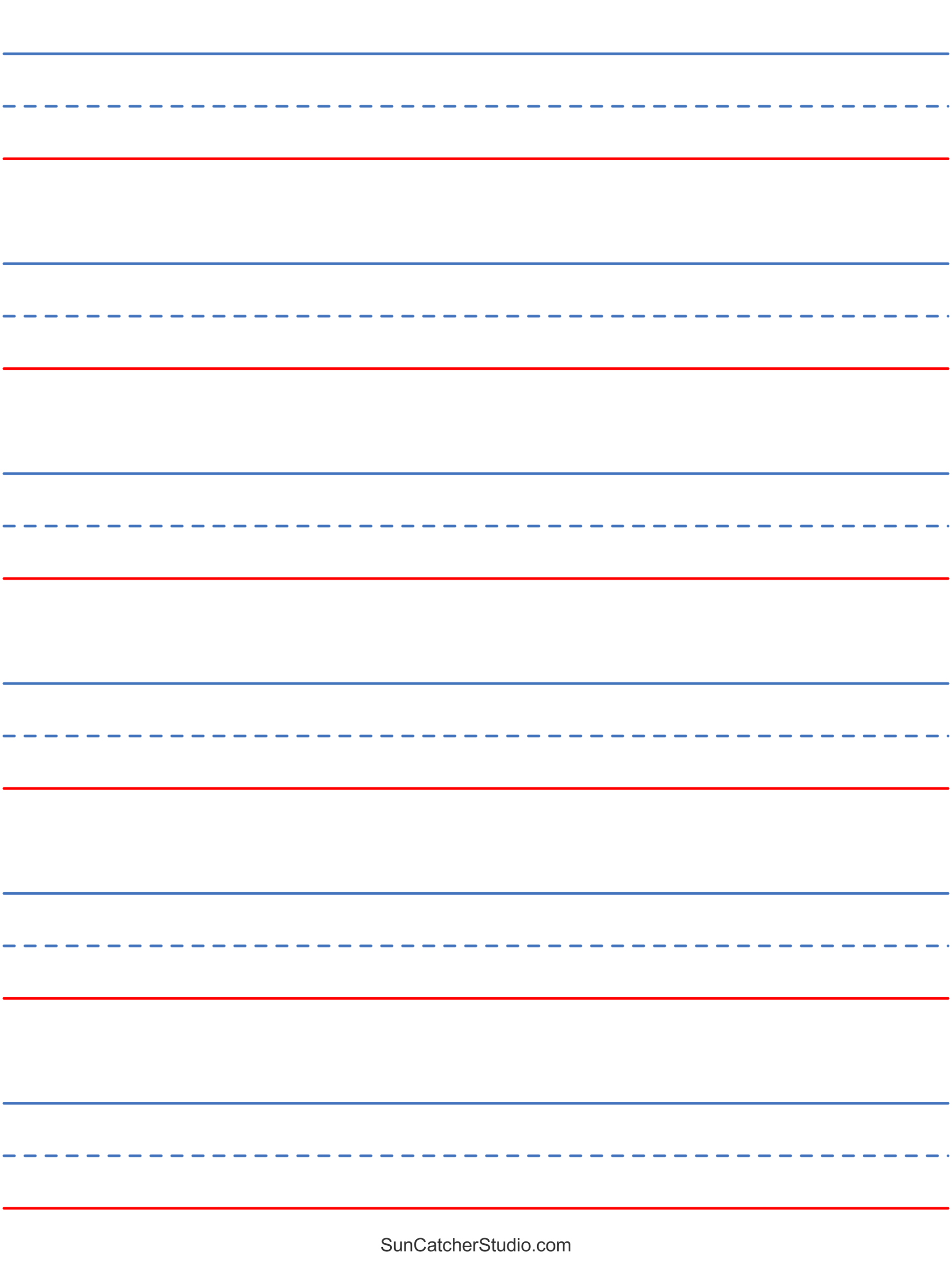 Free Printable Lined Paper Handwriting Notebook Templates Free Printables Lettering SVG Files Tools Apps