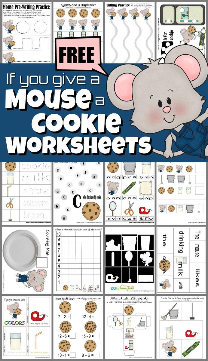 If You Give A Mouse A Cookie Printable Activities Fun With Mama