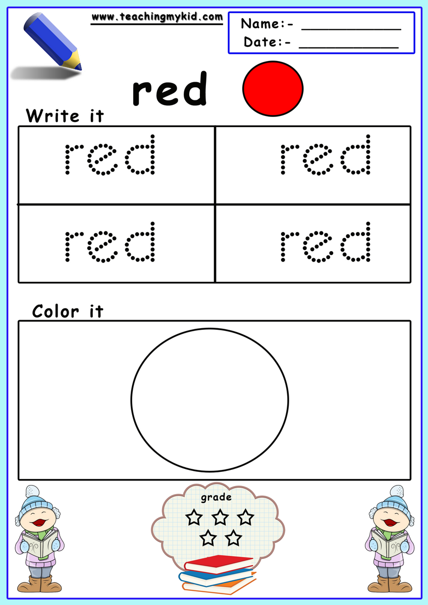 Free Printable Preschool Worksheets Color Identification Worksheets Library Free Printable Preschool Worksheets Color Identification Worksheets Library