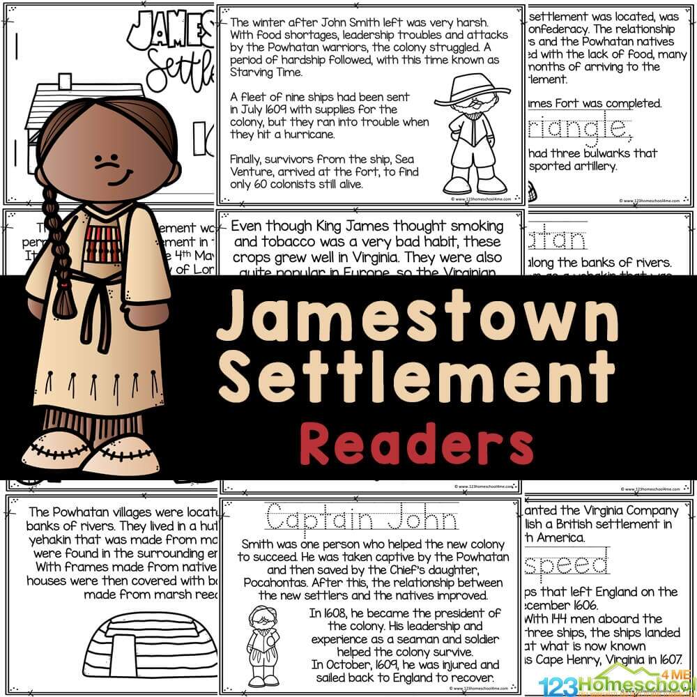 FREE Printables Jamestown For Kids Book To Read Color And Learn 17 U S History Worksheets Free PDF At Worksheeto