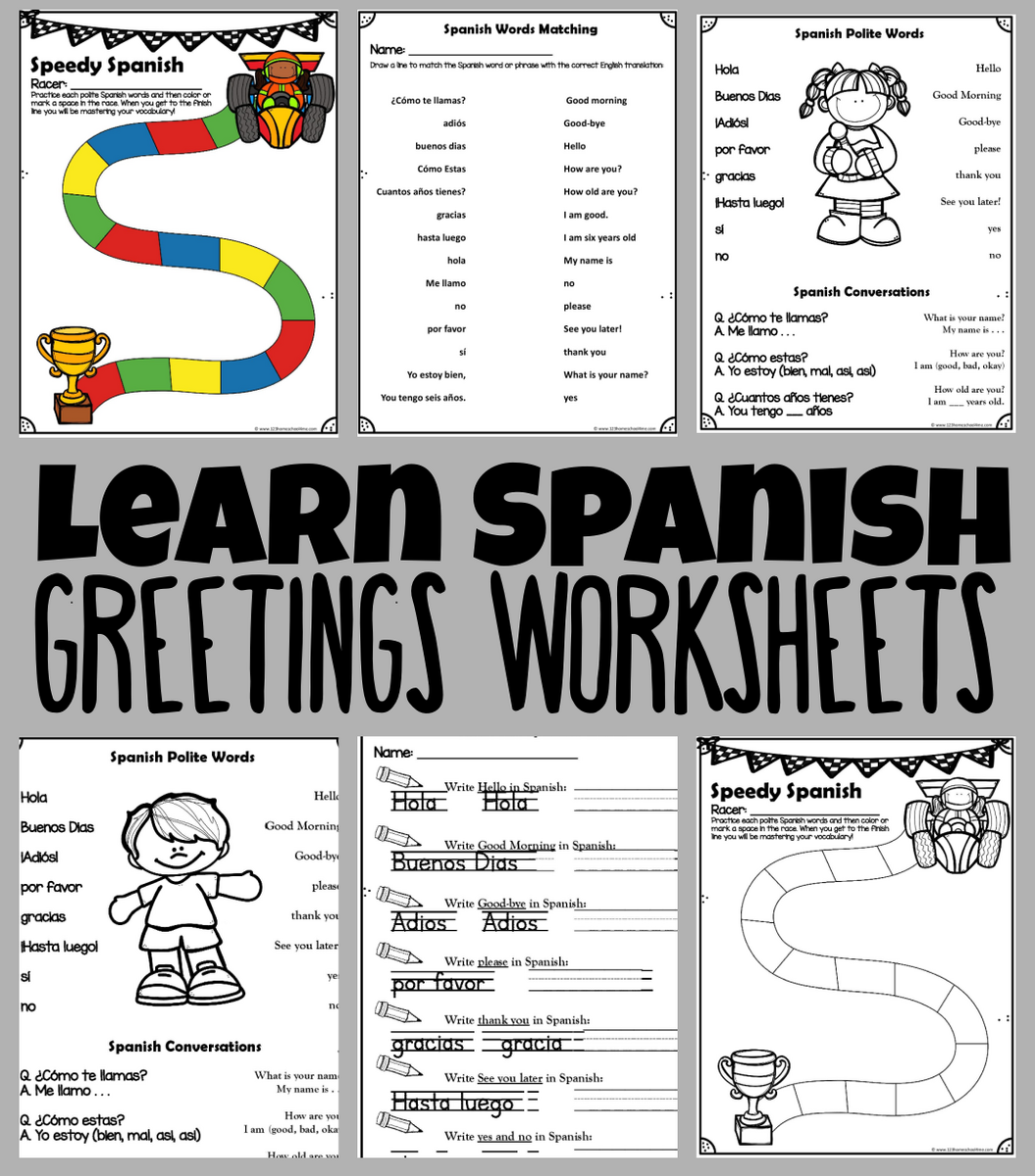 17 English And Spanish Worksheet Family Free PDF At Worksheeto