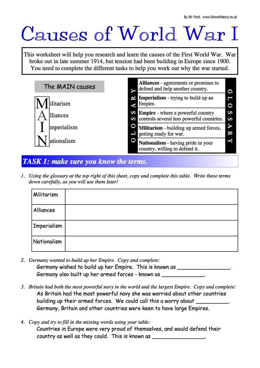 Free World War I Worksheet Download Free World War I Worksheet Png Images Free Worksheets On Clipart Library